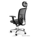 Expander - krzesło biurowe - szary