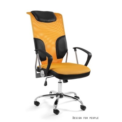 Thunder - krzesło biurowe - zółte -Krzesła- 