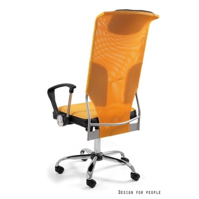 Thunder - krzesło biurowe - zółte -Krzesła- 