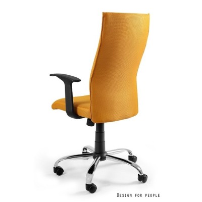 Black on Black - krzesło biurowe - żółte -Krzesła- 