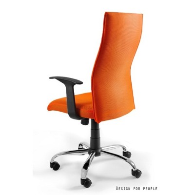 Black on Black - krzesło biurowe - pomarańczowe -Krzesła- 
