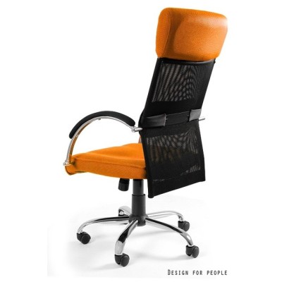 Overcross - krzesło biurowe - pomarańczowy -Krzesła- 