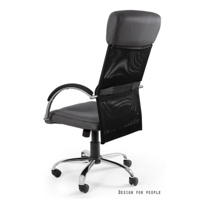 Overcross - krzesło biurowe - szare -Krzesła- 