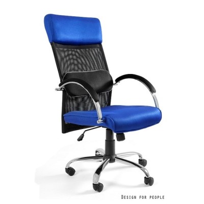Overcross - krzesło biurowe - niebieskie -Krzesła- 