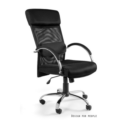 Overcross - krzesło biurowe - czarny -Krzesła- 