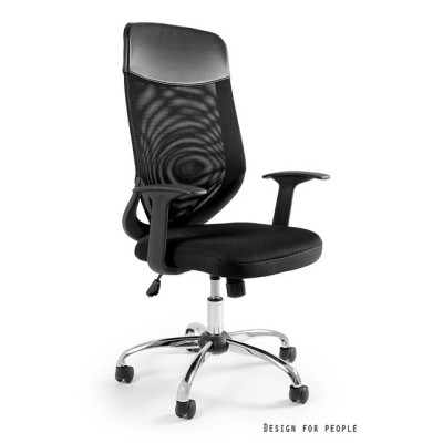 Mobi Plus - krzesło biurowe - czarne -Krzesła- 