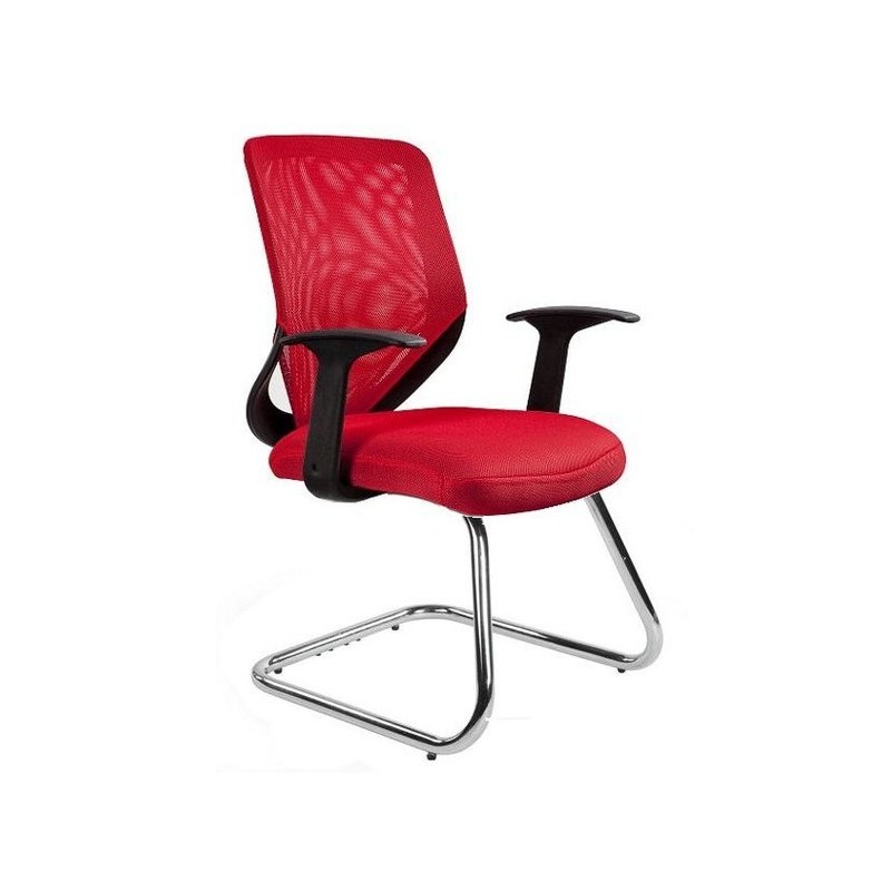 Mobi Skid - krzesło biurowe - czerwone