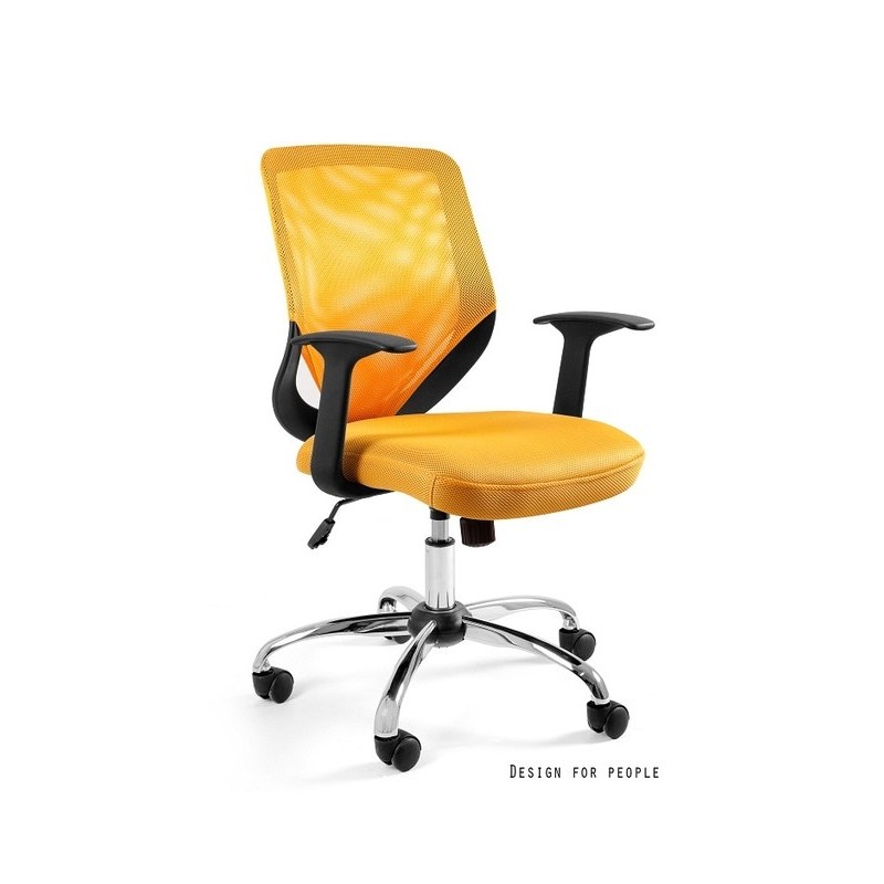 Mobi - krzesło biurowe - żółte