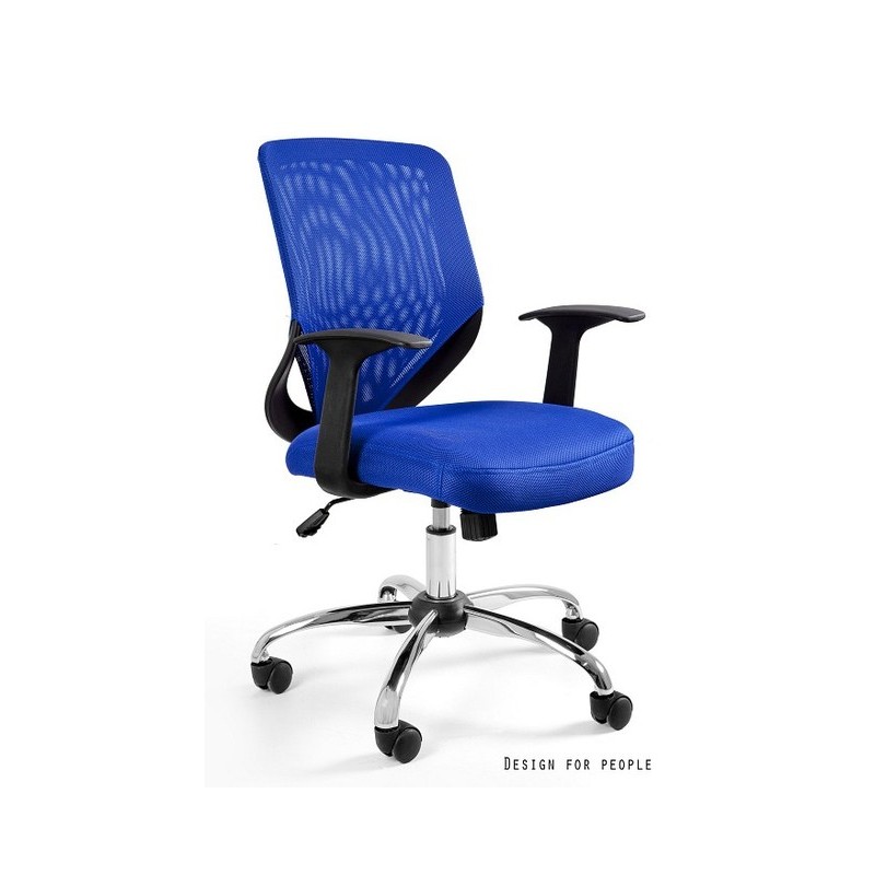Mobi - krzesło biurowe - niebieskie