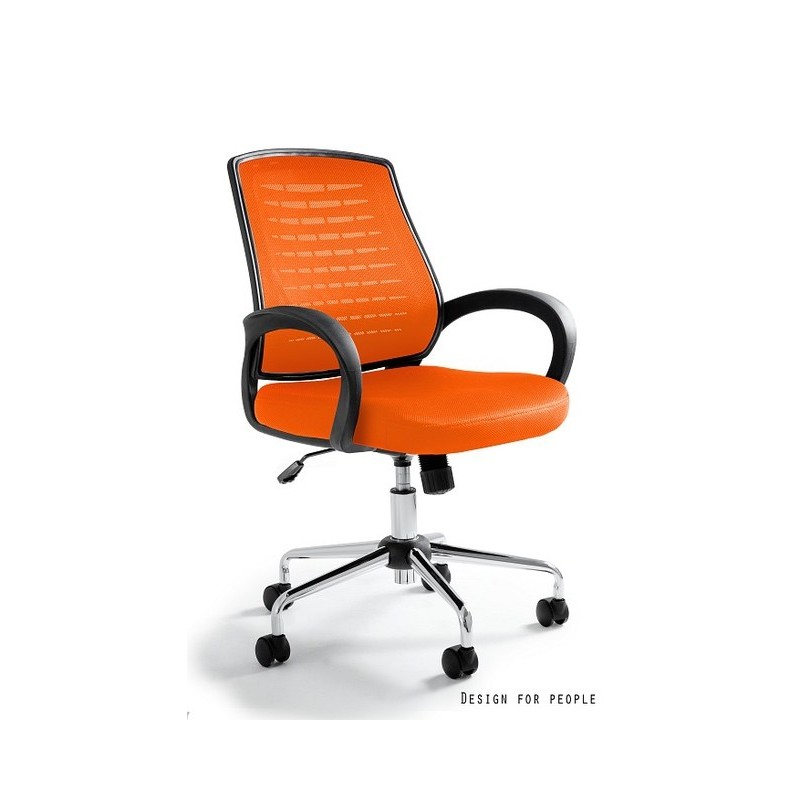 Award - fotel biurowy - pomarańczowy