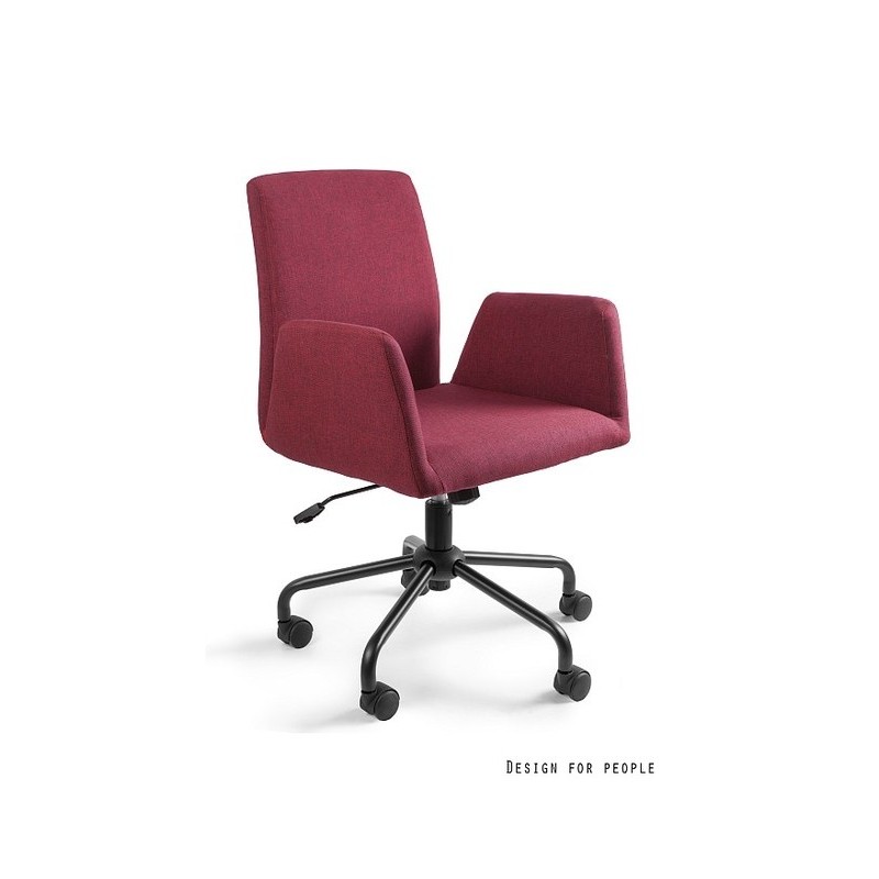 Bravo - fotel biurowy - czerwony