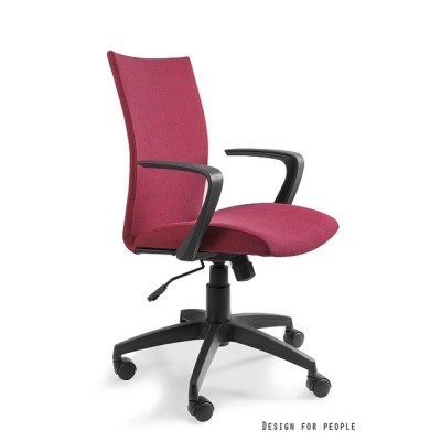 Millo - fotel biurowy - czerwony -Fotele biurowe- 