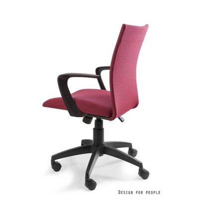 Millo - fotel biurowy - czerwony -Fotele biurowe- 