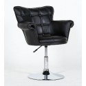Fotel fryzjerski HC-804 czarny