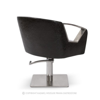 LUXURY - Fotel fryzjerski czarny -Luxury- 