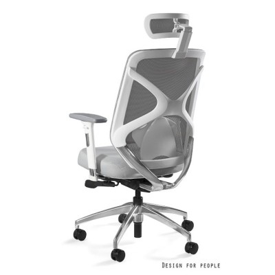 HERO - Fotel biurowy biały tkanina -Fotele biurowe- 