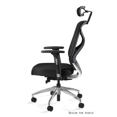 HERO - Fotel biurowy czarny tkanina -Fotele biurowe- 
