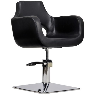 Fotel fryzjerski Mediolan czarny - Italpro -Fotele fryzjerskie- 
