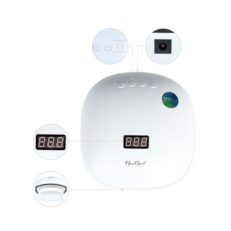 NeoNail - Profesjonalna lampa LED 36W/48W - utwardzarka do paznokci -Lampy UV LED- 