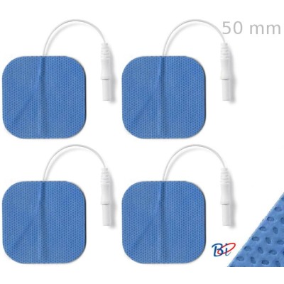 Elektrody do stymulatora typ BI, BP 50x50mm - 4 szt. -Akcesoria, części zamienne- 