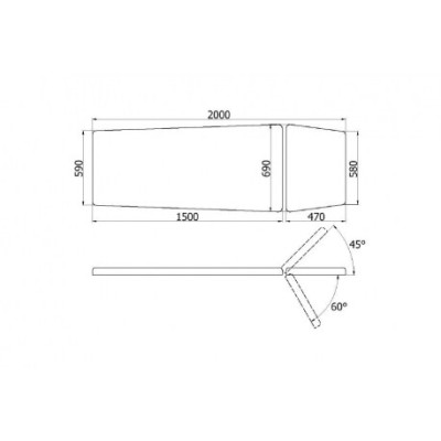 Stół rehabilitacyjny JSR - rehabilitacja / masaż -Łóżka do masażu- 