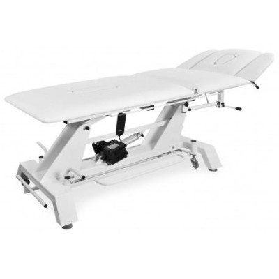 Stół rehabilitacyjny KSR F trzyczęściowy, pozycja fotela -Łóżka do masażu- 