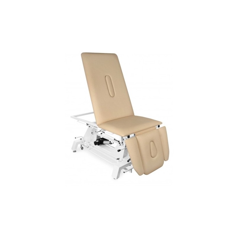 Stół rehabilitacyjny KSR F trzyczęściowy, pozycja fotela -Łóżka do masażu- 