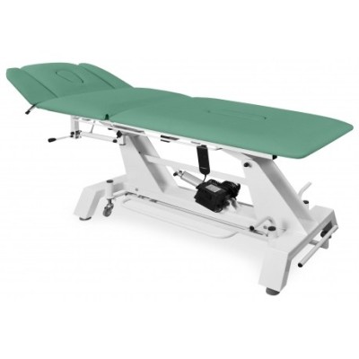 Stół rehabilitacyjny KSR F trzyczęściowy, pozycja fotela -Łóżka do masażu- 