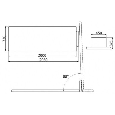 Stół rehabilitacyjny do pionizacji NSR P E -Łóżka do masażu- 
