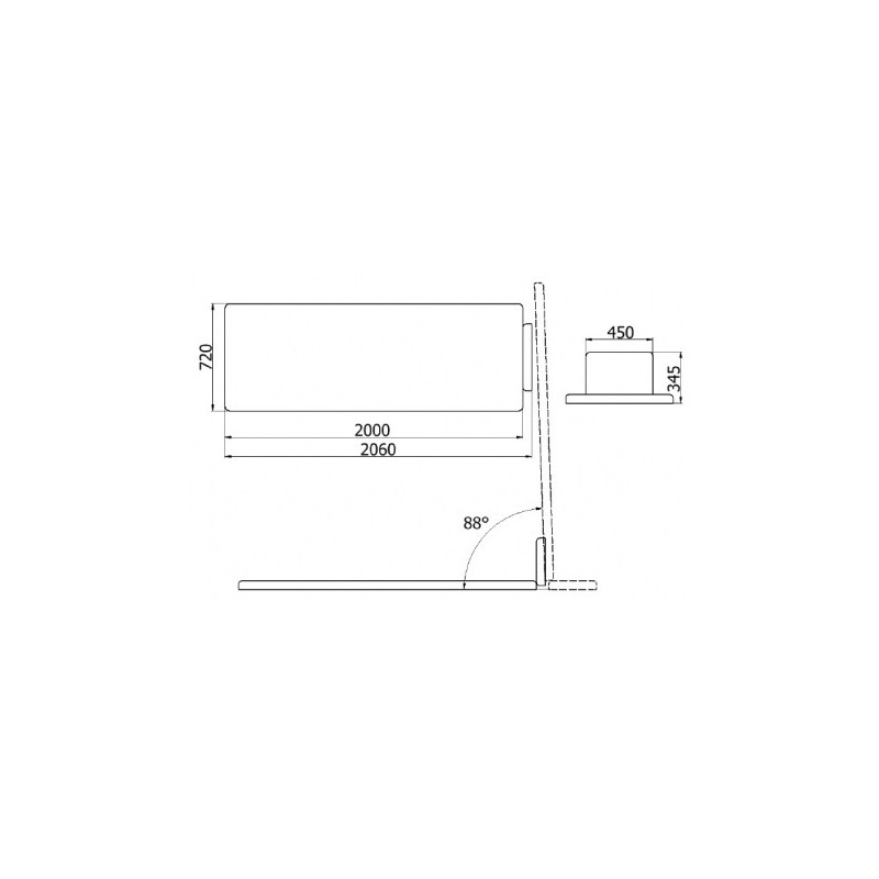 Stół rehabilitacyjny do pionizacji NSR P E -Łóżka do masażu- 