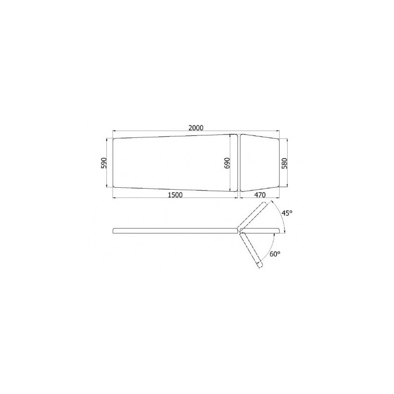 Stół rehabilitacyjny WSR E do masażu oraz rehabilitacji -Łóżka do masażu- 