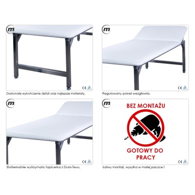 MEDIC 90 - Kozetka medyczna / kosmetyczna -Łóżka SPA- 