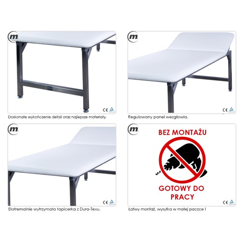 MEDIC 90 - Kozetka medyczna / kosmetyczna -Łóżka SPA- 