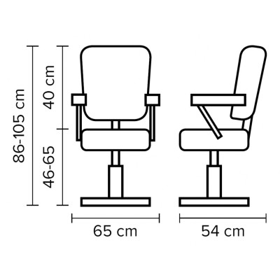 Fotel fryzjerski Retro -Fotele fryzjerskie- 