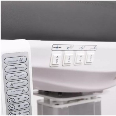 Fotel kosmetyczny UNICO Plus z podgrzewaniem grafitowy -Fotele kosmetyczne elektryczne- 