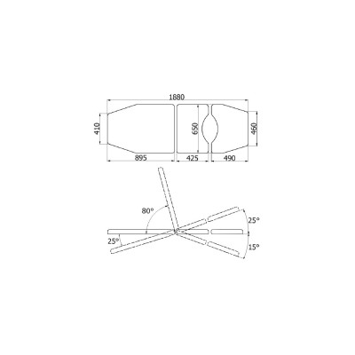 Medyczny fotel GINEKOLOGICZNY JFG 5 do badań ginekologicznych -Inne- 