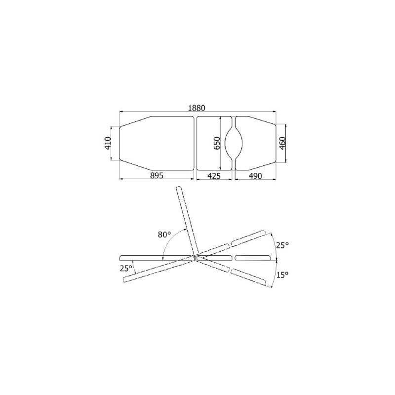Medyczny fotel GINEKOLOGICZNY JFG 5 do badań ginekologicznych -Inne- 