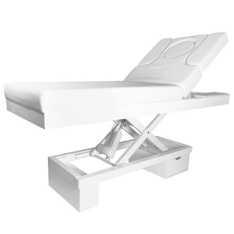 Biała kanapa kosmetyczna Azzurro Zaffiro 815B