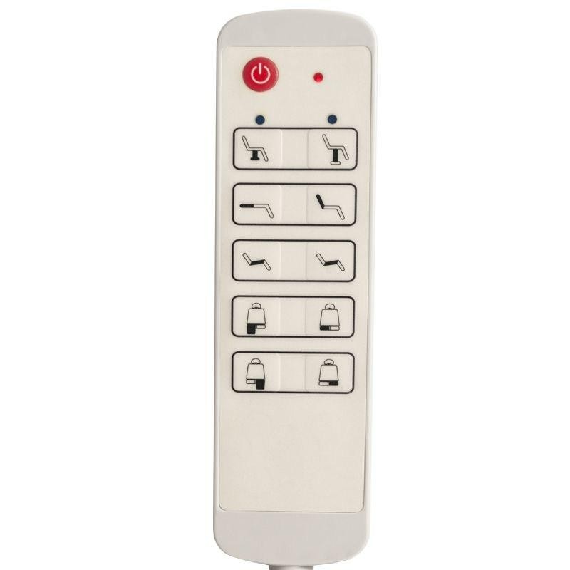 Fotel do pedicure elektryczny szary Azzurro