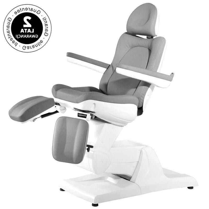 Fotel do pedicure elektryczny szary Zaffiro 870S