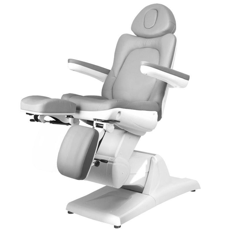 Fotel do pedicure elektryczny szary Zaffiro 870S