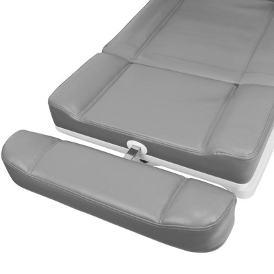 Szary elektryczny fotel do zabiegów kosmetycznych