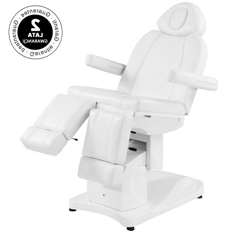 Biały elektryczny fotel do pedicure Zaffiro 708As