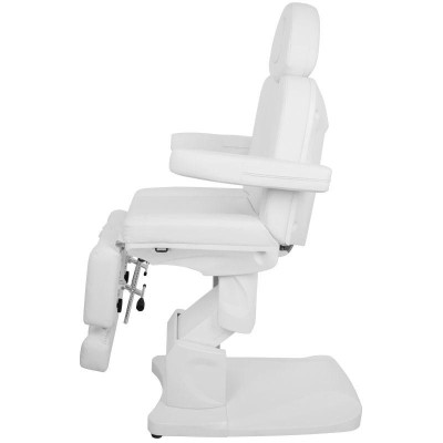 Biały elektryczny fotel do pedicure Zaffiro 708As