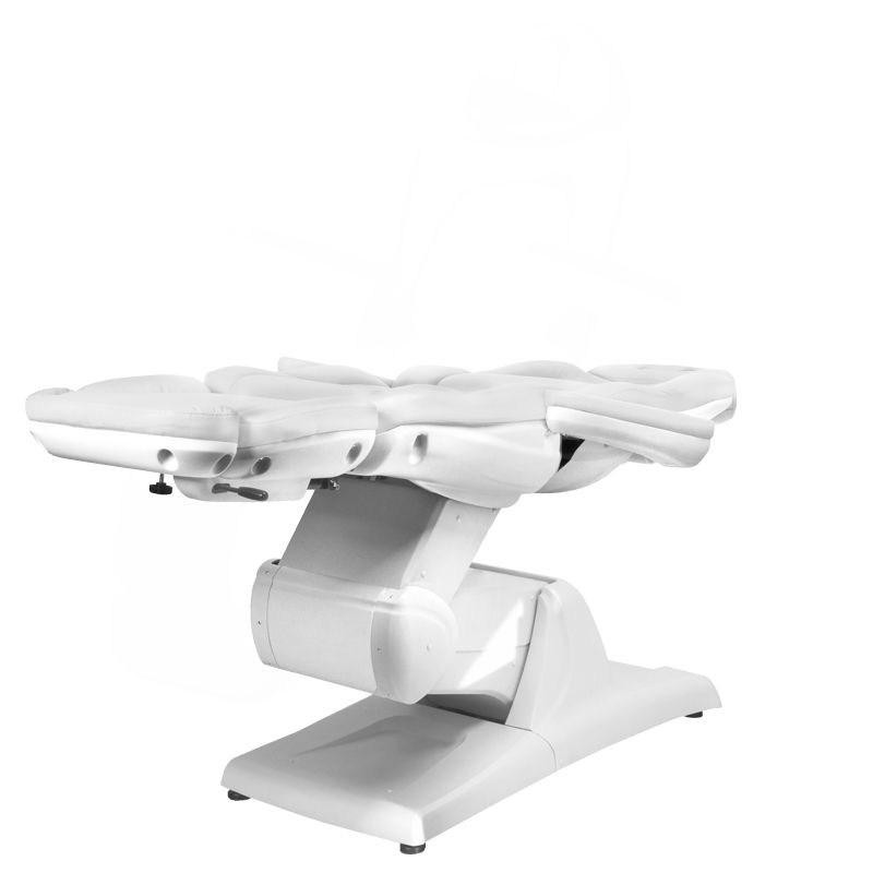 Biały elektryczny fotel do zabiegów kosmetycznych