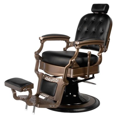 GABBIANO FOTEL BARBERSKI OLD ERNESTO CZARNY -Fotele barberskie- 