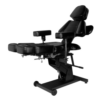 FOTEL ELEKTRYCZNY DO TATUAŻU PRO INK 606 CZARNY -Fotele do tatuażu, stoły do tatuażu - 