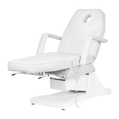 FOTEL KOSMETYCZNY ELEKTRYCZNY SOFT 1 SILN. BIAŁY -Fotele kosmetyczne- 