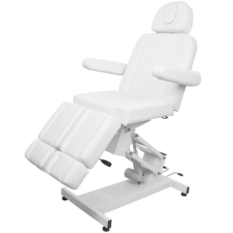 Biały elektryczny fotel do pedicure Zaffiro 706