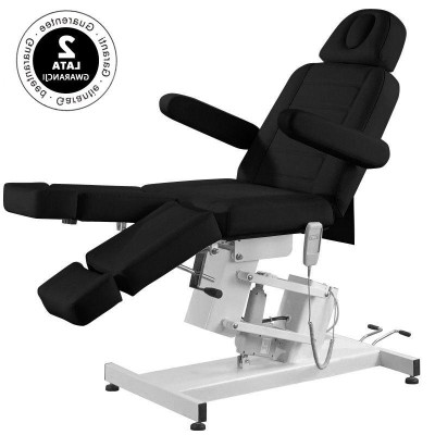 Czarny elektryczny fotel do pedicure Zaffiro 706